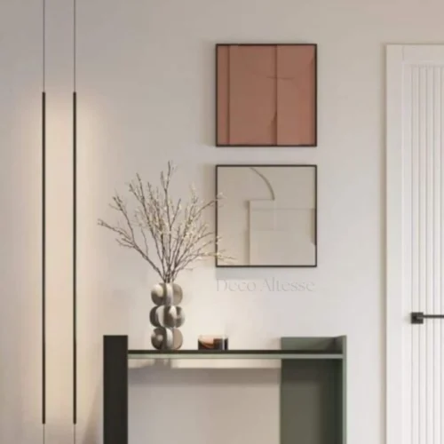 Pack 2 tableaux 3D Décoratifs en bois, relief abstrait pour Décoration murale