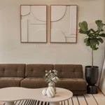Pack 2 Tableaux 3D Abstraits Minimalistes