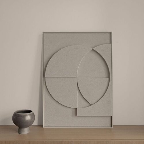 Tableaux Abstrait 3D Shape 12