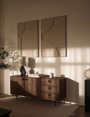 Pack 2Tableaux Abstrait 3D Shape 10