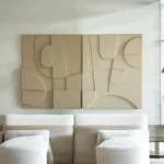 Duo de Tableaux 3D Sculpturés