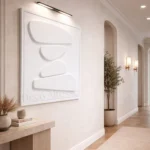 Tableau 3D en pierre relief