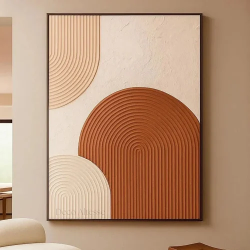 Tableau texturé peinture moderne pour sublimer votre salon