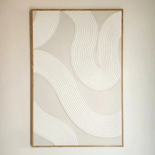 Tableau Texturé Minimaliste