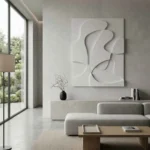 Tableau Texturé En relief Ondulations de Sable